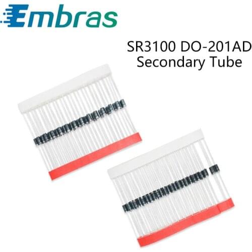 20Pcs Schottky Barrier Rectifier Diodes DO-27 SR5200 SR560 SR360 SR320 SR340 SR3100 SR3150 SR1045L SR5100 DO-201AD 3A 400V SR
