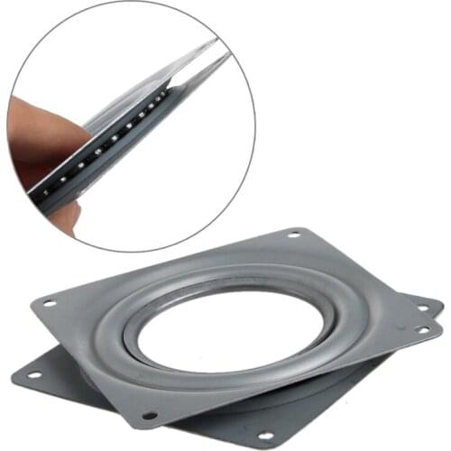 2021 New Square Bearing Swivel Plate Lazy Susan Turntable 3"/4"/6" TV Rack Desk Tool