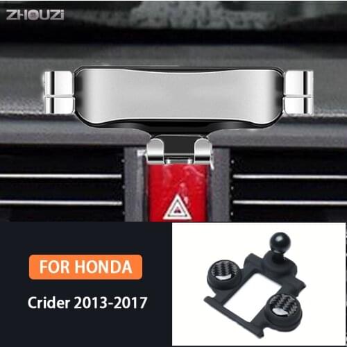 Car Mobile Phone Holder Mounts GPS Stand Gravity Navigation Bracket For Honda Crider 2013 2014 2015 2016 2017 Car Accessories