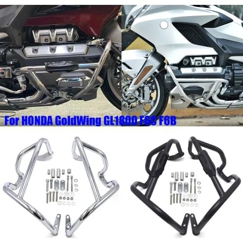 Gold Wing 1800 Bumper Engine Guard Highway Crash Bar Fuel Tank Protector For HONDA GoldWing GL1800 F6C F6B 2018 2019 2020 2021