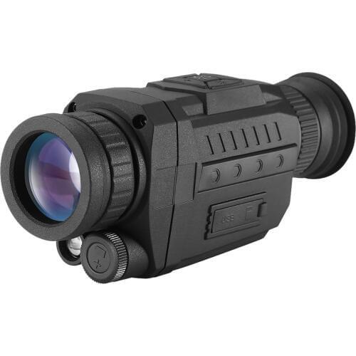 BOBLOV HD Digital Night Vision Monocular 5x40 Infrared IR Night Vison Camera 720P Video/Playback 8G Hunting and Scouting Game