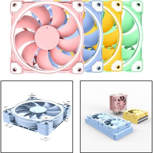 Case-Fan Analog Controller Addressable RGB Cooling Fan, 4 PIN PWM Speed Control Fans for Radiator Computer Cases Cooling
