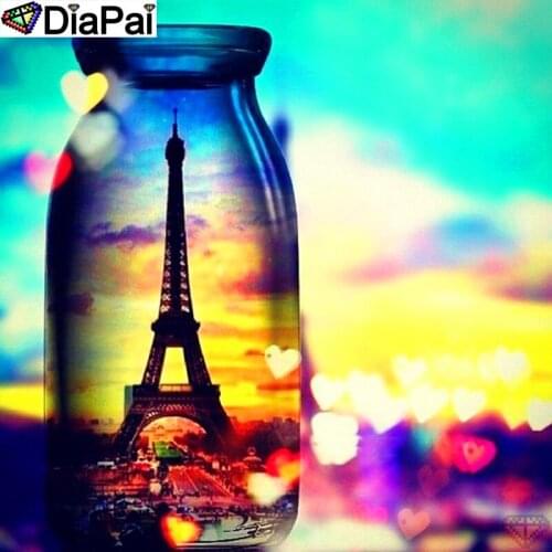 DiaPai 100% Full Square/Round Drill 5D DIY Diamond Painting "Bottle tower" Diamond Embroidery Cross Stitch 3D Decor A19285