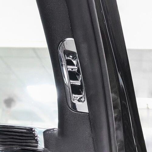 ABS Chrome A Pillar Air Outlet Speaker Bezel Trim Inner Garnish for Jeep Grand Cherokee 2014 2015 2016 2017 2018 Accessories