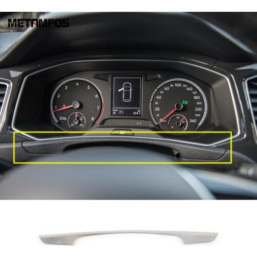For Volkswagen T-ROC TROC 2017 2018 2019 Inner Instrument Dash Board Decoration Strip Cover Molding Trim Accessories Car Styling