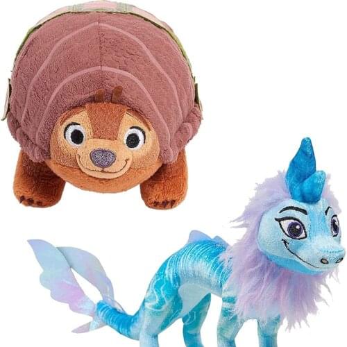 Disney The Last Dragon Plush Toy Raya Sisu Dragon Dyan Pan Uka Monkey Tuk Tuk Soft Plush Stuffed Doll Toy Gift for Kids