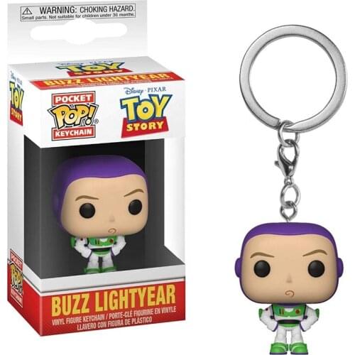 Hasbro Toy Story Buzz Lightyear Woody Loki Keychain Action Figure Toys Stranger Things Star Wars Yoda