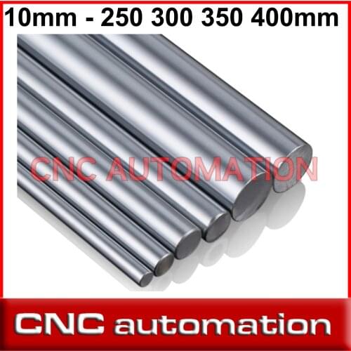 Linear Shaft 10mm - 250 300 350 400 mm Chromed Hardened Rod Cnc Parts 3d Printer Parts