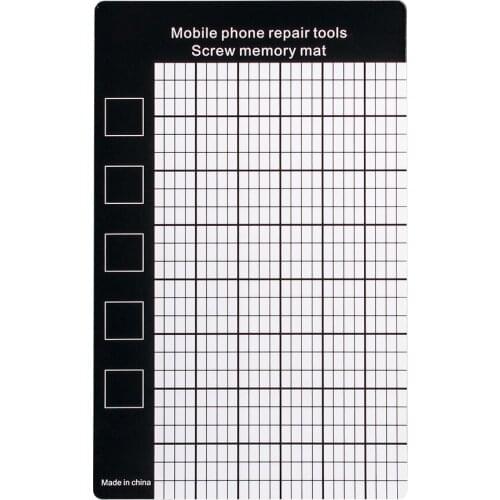 1PCS Repair Magnetic Screw Pad Memory Chart Work Pad Suitable For Mobile Phone Repair Tools 5.7x3.5 Inches