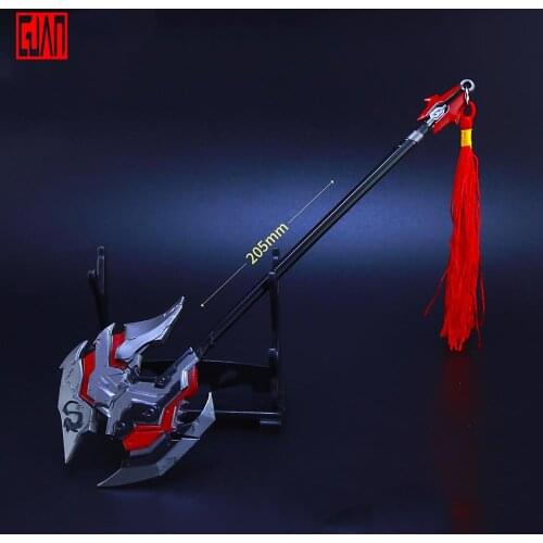 King Glory Weapon Model Peripheral Toy Pangu Heavy Will Alloy Model Weapon Weapon 21cm Metal Die Casting Mini Toy Decoration