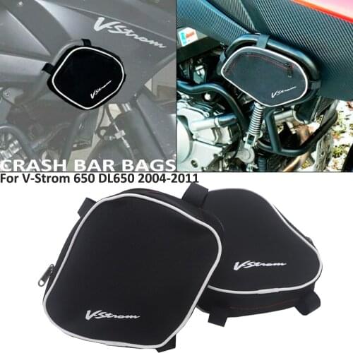 New For Suzuki V-Strom 650 DL650 DL 650 Motorcycle Frame Crash Bars Bags Repair Tool Placement Bag For Givi For Kappa Crash Bars