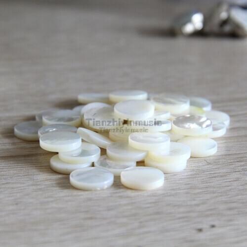 Details about 10sets=30 pcs trumpet finger buttons pearl set real abalone shell flashing pearl