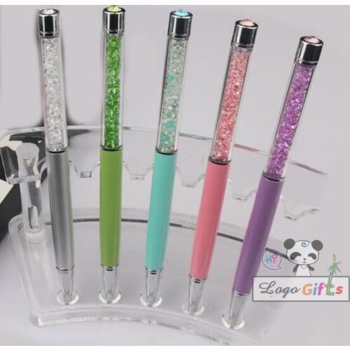 Sale muslim wedding Favors and gifts crystal pens custom print with wedding date/names for wedding backdrops party decorations