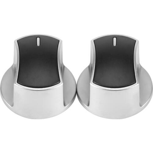 2pcs Universal Gas Stove Cooker Part Control Knobs Replacement Metal Switch For Gas Stove Cooking Tool