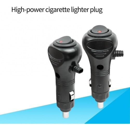 Cigarettes Lighter Socket LED Indicator Light Quick Lighting Electronic Independent Switch Cigarettes Lighter Plug for Car