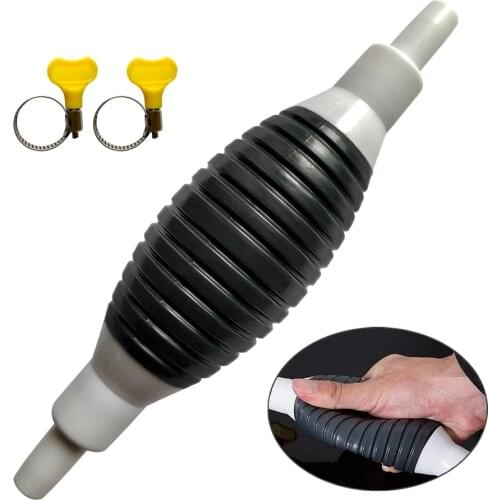 Universal For Car Motorcycle Boat Manual Fuel Pump Line Hand Primer Bulb Water Oil Gasoline Petrol Diesel Liquid Transfer