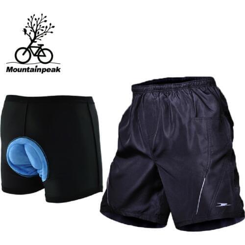 Mountainpeak Riding Shorts Bicycle Equipment Cycling Shorts Men Breathable 3D Padded Cycling Underwear Shorts for MTB Road Bike