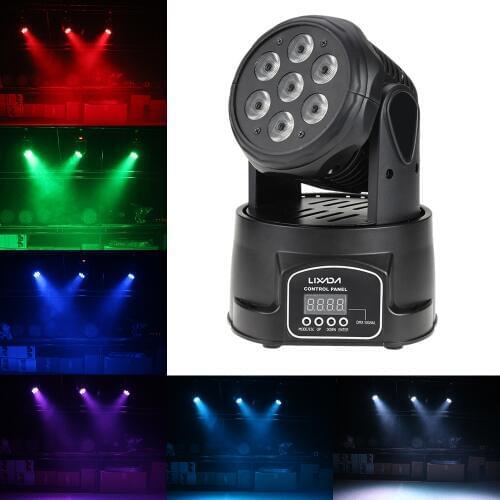 Moving Head LED Par DJ Light DMX Xmas Beam Led Party Lights Disco Light RGBW LED Stage Light Christmas New Year Show Disco