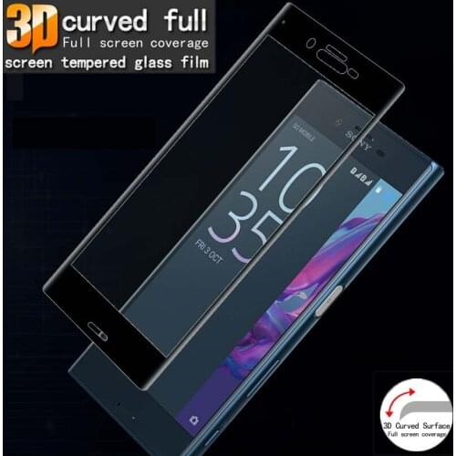 For Sony XZ1 XZ2 Protector 3D Curved Edge Full Cover Tempered Glass Protector for Sony Xperia XZ1 XZ2 Compact Screen Glass Film