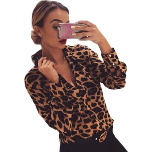 2021 Factory Price European And American Hot-Selling Womens New Lapel Sexy High-Quality Blouse Spring And Autumn Long Sleeve