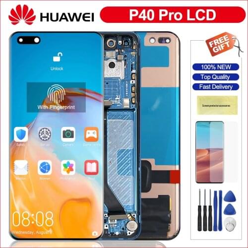 6.58'' P40 Pro Lcd For Huawei P40 Pro Lcd Display Touch Screen Digitizer Assesmbly For Huawei P40 Pro Display Screen