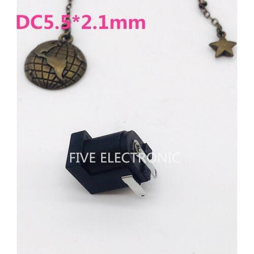 10pcs/lot,DC5.5*2.1mm Plug, 5.5x2.1mm DC-005 power Socket
