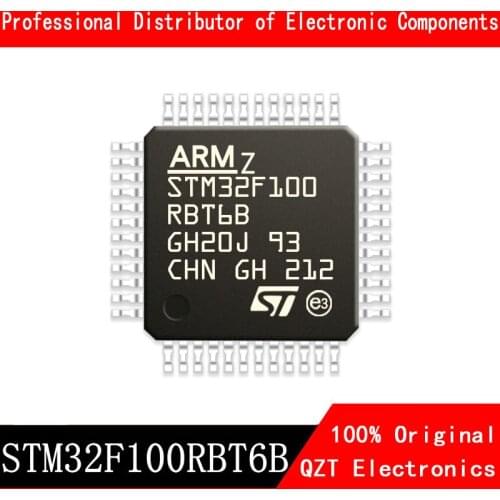 5pcs/lot new original STM32F100RBT6B STM32F100 LQFP64 microcontroller MCU In Stock