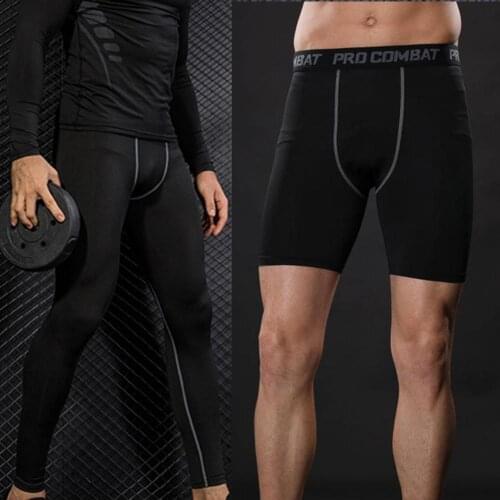 65% Dropshipping!!MenPants Compression Gym Fitness Running Quick Dry Leggings Tights For Sports