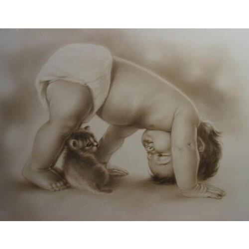 New Full Square 5D DIY Diamond Painting baby,cat,angels,Wall Picture Diamond Embroidery, Cross Stitch,Mosaic,stickers,home decor