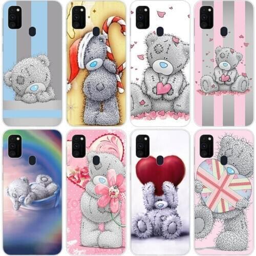 Cute Me To You Bear Case for Samsung Galaxy M11 M10S M01 M21 M31S M51 A01 J2 Core A21 A42 J6 A6 A8 Plus A7 2018 Silicone Cover