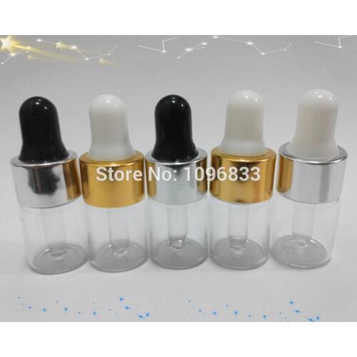 2ML 2G Pipette Dropper Vials, Glass Dropper Vail, Essential Oil bottle. Cosmetic empty refill packing Bottles, 100pcs/Lot