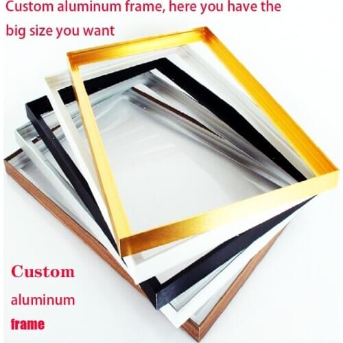 Custom all kinds of size frame DIY aluminum alloy Canvas picture frame For Oil Paintings Frame tableau moderne grand format