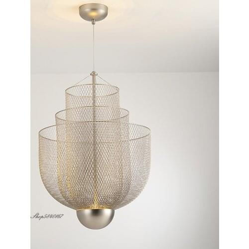 Italian Grid Led Pendant Light Nordic Designer Hanging Lamp for Living Room Home Decor Dining Room Furniture Creative Hanglamp