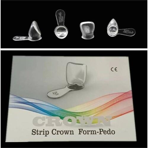 1Box(24Pcs) Dental Kids Primary Anterior Crown Pediatric Deciduous Crowns Children Composite Resin Storage Boxed