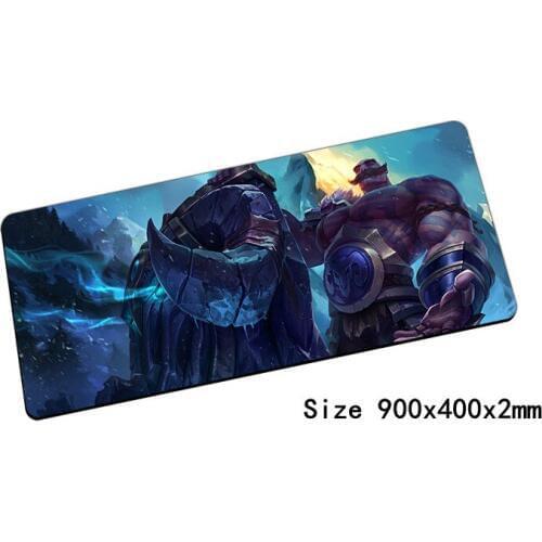 Braum mouse pad 900x400x2mm pad mouse lol notbook computer mousepad Heart of the Freljord gaming padmouse gamer mouse mats