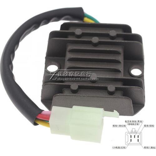 Motorcycl 5 Wires Voltage Regulator Rectifier Female Socket Connect Plug For Honda CG125 CG 125 ZJ125 ZJ 125 125cc