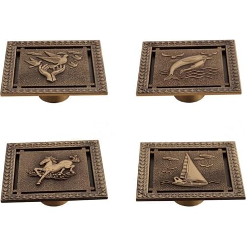 Floor bathroom drains 12*12cm bath stopper plugs sink hole covers shower drain cover floor drain cover bathroom shower