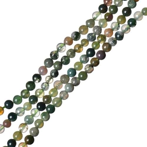 Wholesale of 3.5mm Multicolor Indian Agate Stone Loose Beads 16inch Making Diy Bracelets Necklace H711