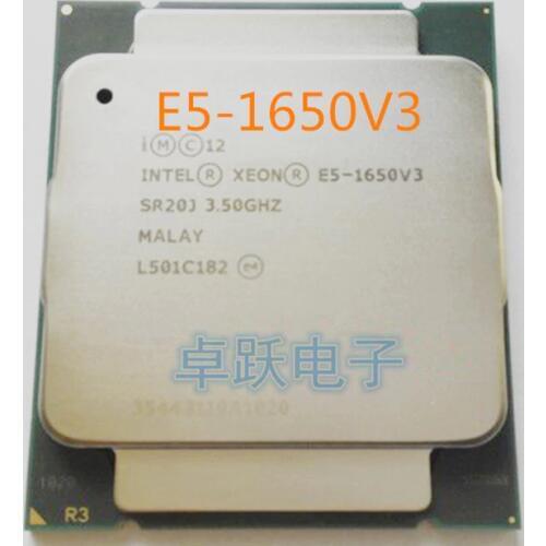 Original E5-1650v3 E5-1650 v3 E5 1650v3 CPU Processor Six Core 3.5GHz 22 nm 140 W scrattered pieces free shipping