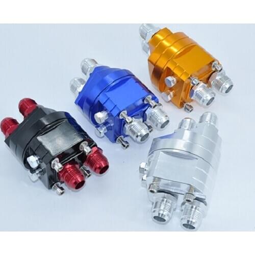 Oil Cooler Sandwich Adapter Relocation Male Sandwich Fitting Adapter UNF3/4X16 M20X1.5 Oil Adapter