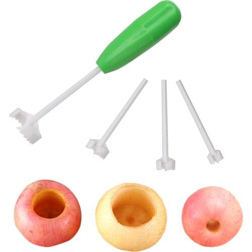 HILIFE Fruit Cores Seeds Remover Different Size for Tomato Eggplant Orange Vegetable Spiral Cutter Seed Corer Gadgets Tools