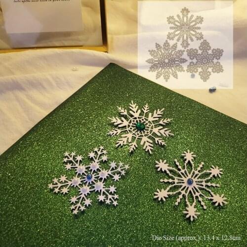 Cutting Templates Scrapbooking Dies Metal Snowflake Suit Photo Album Notebook Cutting Templates Christmas New Easter Diy Crafts