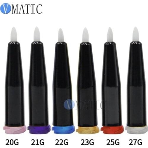 High Quality 10pcs 20G-27G Sharp Liquid Glue Dispensing Needle Brush Hard Brush