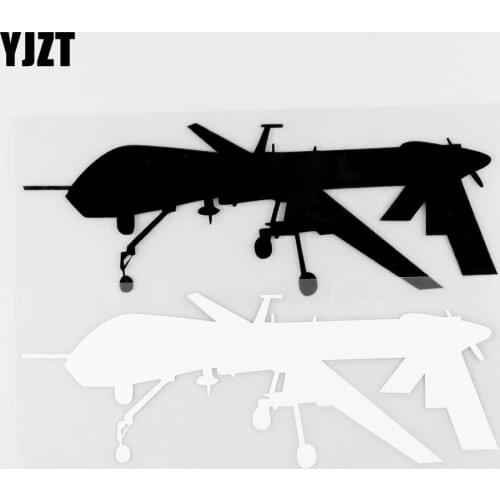 YJZT 6.0×16.7CM Military Combat Weapons Car Stickers Vinyl Car Exterior Personality Decorative Pattern 20C-0073