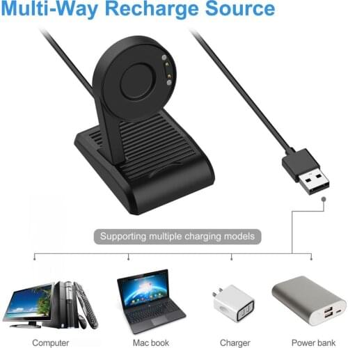 Charger Fast Charging Stand For Ticwatch E3/for Pro3/for Pro3 LTE Watch Power Supply Adapter USB Charging Station