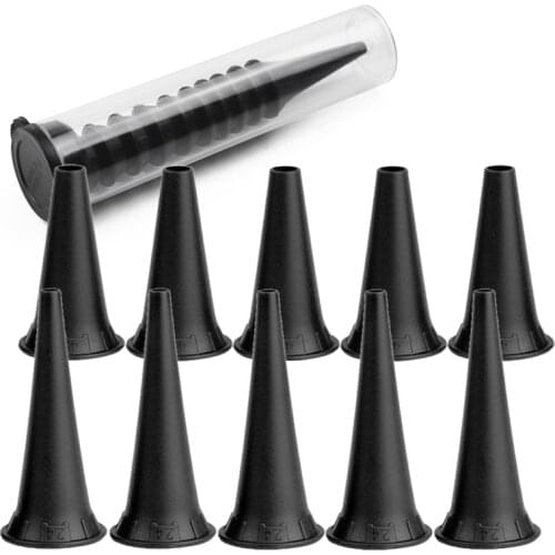 10PCS Box Adult Child Reusable Medical Speculum Replacement Accessory Disposable Nozzle Ear Care Otoscope Specula Tip Cone