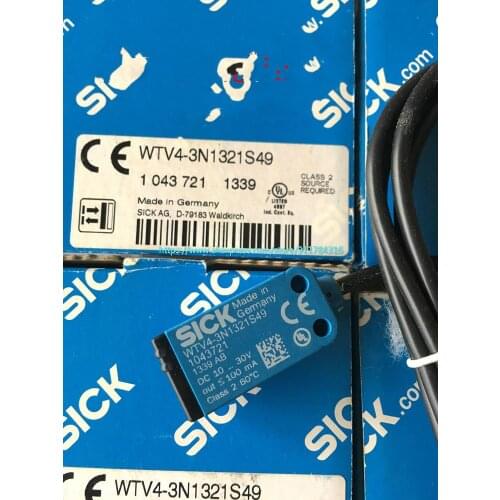 100% new original SICK optical switch WT4-2N112S28 WTV4-3N1321S49