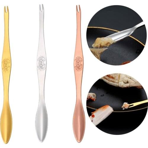 4Pcs Stainless Steel Crab Lobster Crackers Seafood Tool Clip Crab Leg Cracker Lobster Clamp Pliers Clip Needle Fork Picks Pincer