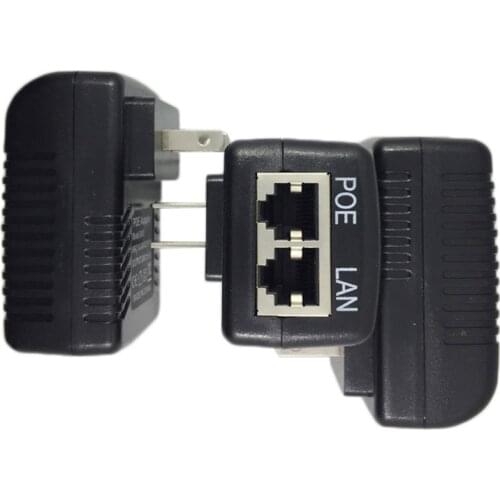 48V 0.5A POE Power Adapter POE Injector Ethernet Adapter Converter Ip Camera POE Phone Power Supply US EU Plug DropShip Support