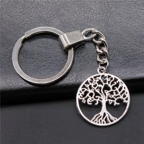 Tree Keychain Tree Key Chain Fashion Tree Keyring Gifts For Women 2019 Fashion Jewelry Dropship Suppliers